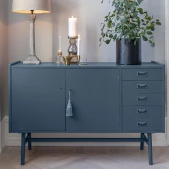 Relook meubles couleurs Peinture RELOOK MEUBLES Peinture bleu indigo Satiné 0,5 L