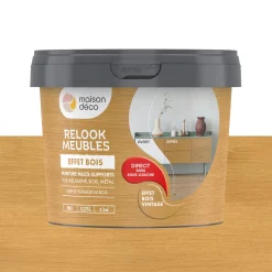 Relook meubles effet bois Peinture Peinture bois vintage 0,38 L