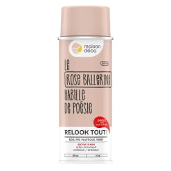 Relook tout aérosol Peinture Bombe de peinture rose ballerine Satiné 0,4 L