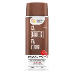 Relook tout aérosol Peinture Bombe de peinture rouille Satiné 0,4 L