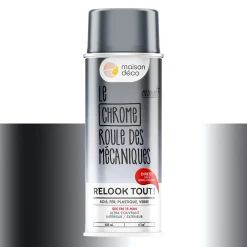 Relook tout aérosol Peinture Bombe de peinture chrome Brillant 0,4 L