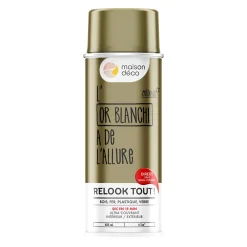Relook tout aérosol Peinture Bombe de peinture or blanchi Brillant 0,4 L