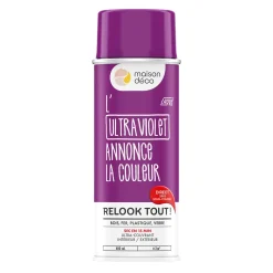Relook tout aérosol Peinture Bombe de peinture ultra violet Brillant 0,4 L