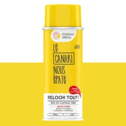 Relook tout aérosol Peinture Bombe de peinture canari Brillant 0,4 L