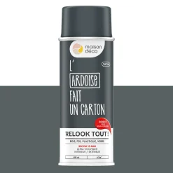 Relook tout aérosol Peinture Bombe de peinture ardoise Satiné 0,4 L