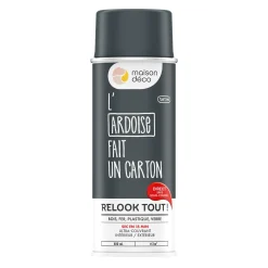 Relook tout aérosol Peinture Bombe de peinture ardoise Satiné 0,4 L