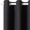 Rideau 100% occultant MANN coloris noir 140 x 180 cm - 4MURS