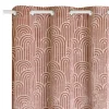 Rideau AGATE coloris rose pâle 135 x 240 cm - 4MURS