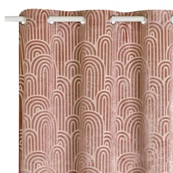 Rideau AGATE coloris rose pâle 135 x 240 cm - 4MURS
