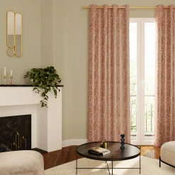 Rideau AGATE coloris rose pâle 135 x 240 cm - 4MURS