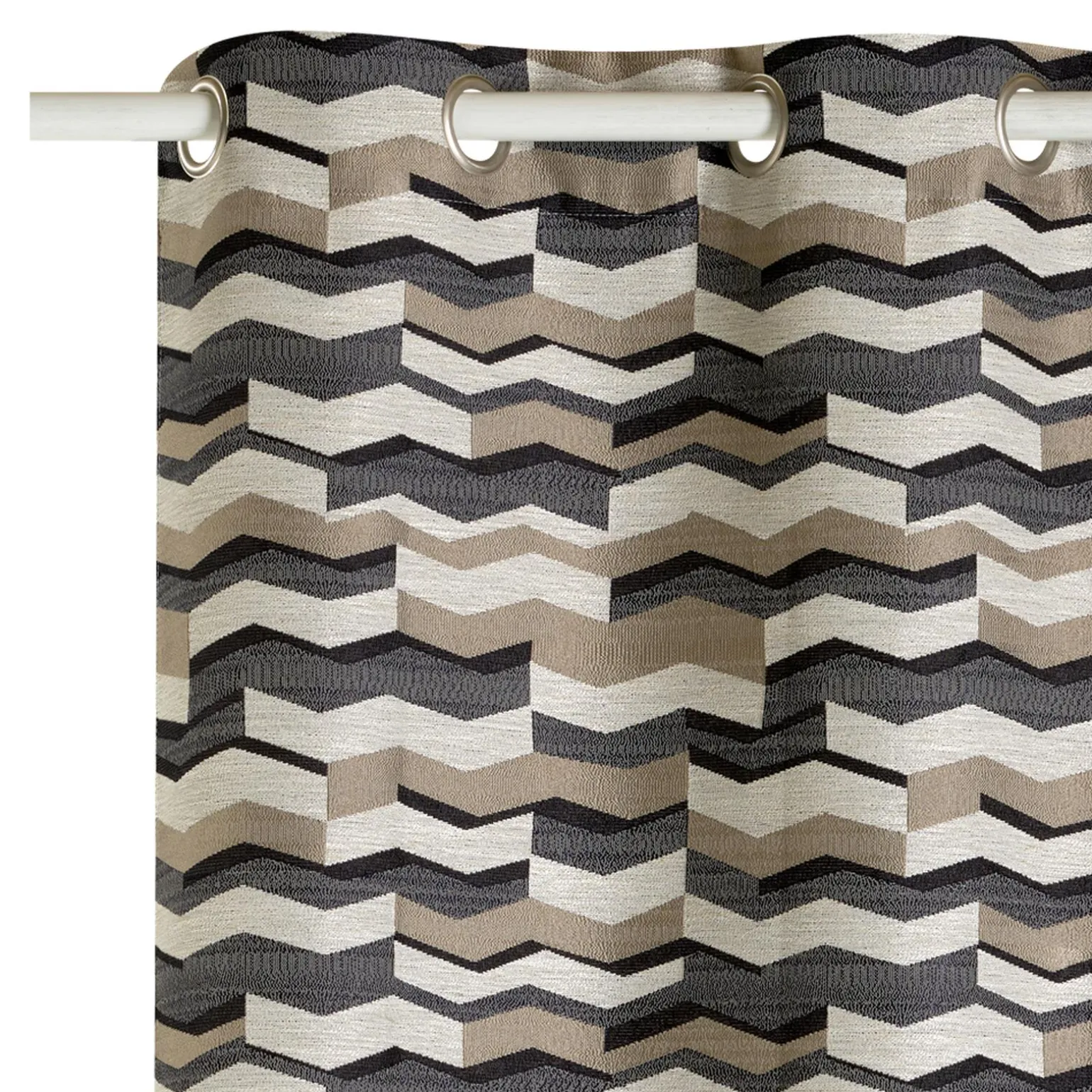 Rideau AKITA coloris noir 140 x 260 cm - 4MURS