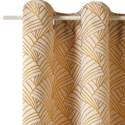 Rideau ARDECCO coloris jaune moutarde 135 x 250 cm - 4MURS