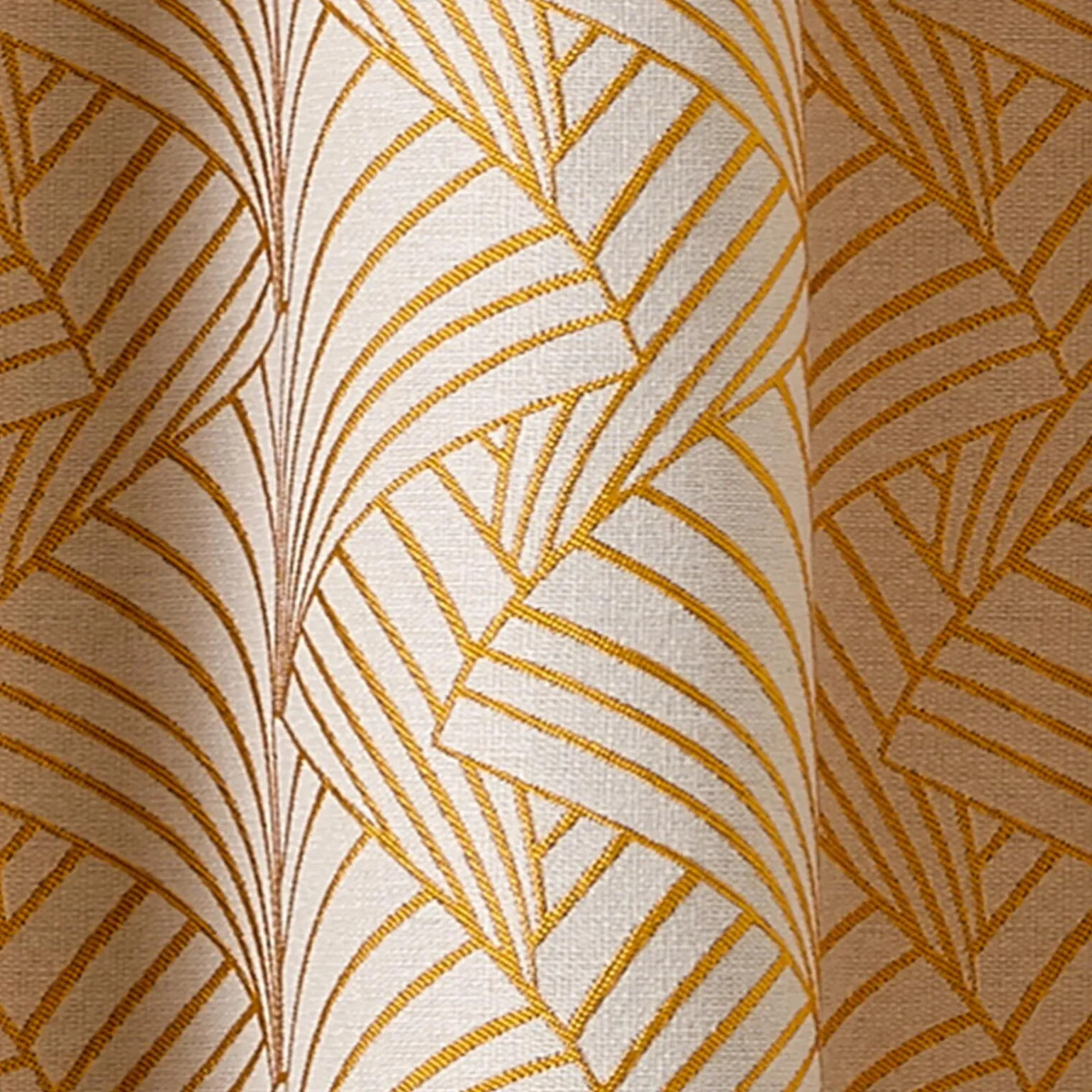 Rideau ARDECCO coloris jaune moutarde 135 x 250 cm - 4MURS
