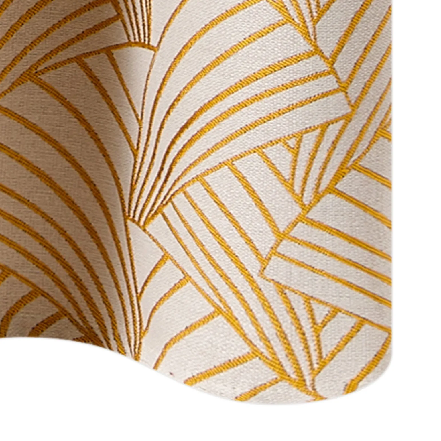 Rideau ARDECCO coloris jaune moutarde 135 x 250 cm - 4MURS