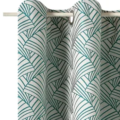 Rideau ARDECCO coloris vert émeraude 135 x 250 cm - 4MURS