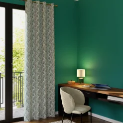 Rideau ARDECCO coloris vert émeraude 135 x 250 cm - 4MURS