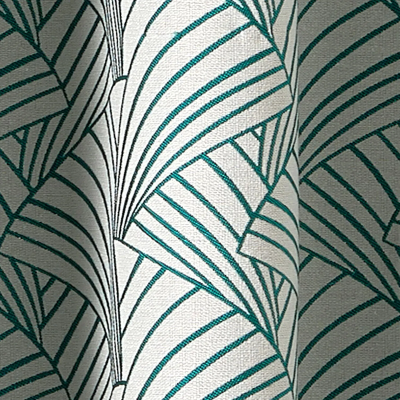 Rideau ARDECCO coloris vert émeraude 135 x 250 cm - 4MURS