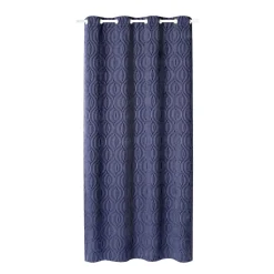 Rideau AZZURO coloris bleu nuit 140 x 260 cm - 4MURS
