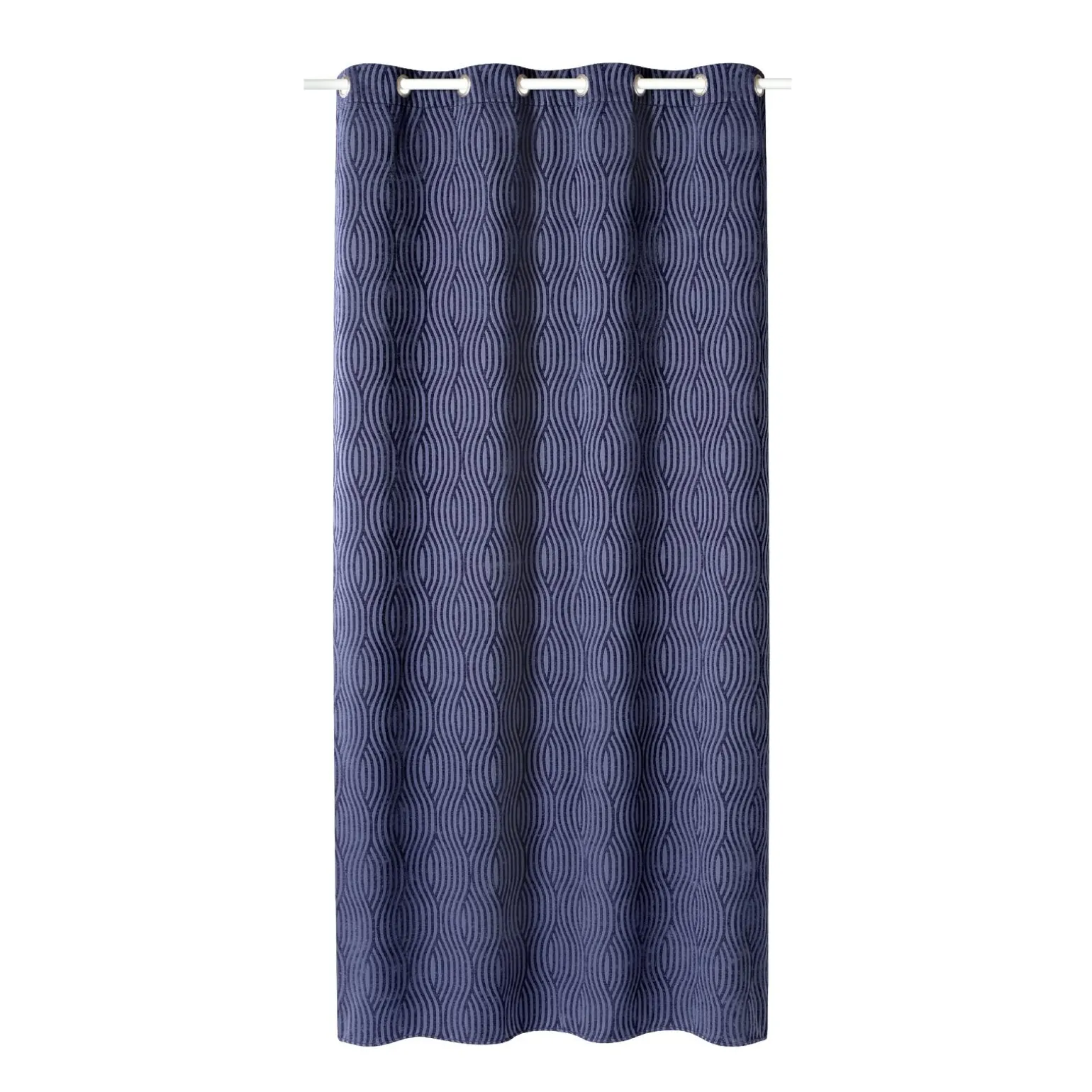 Rideau AZZURO coloris bleu nuit 140 x 260 cm - 4MURS