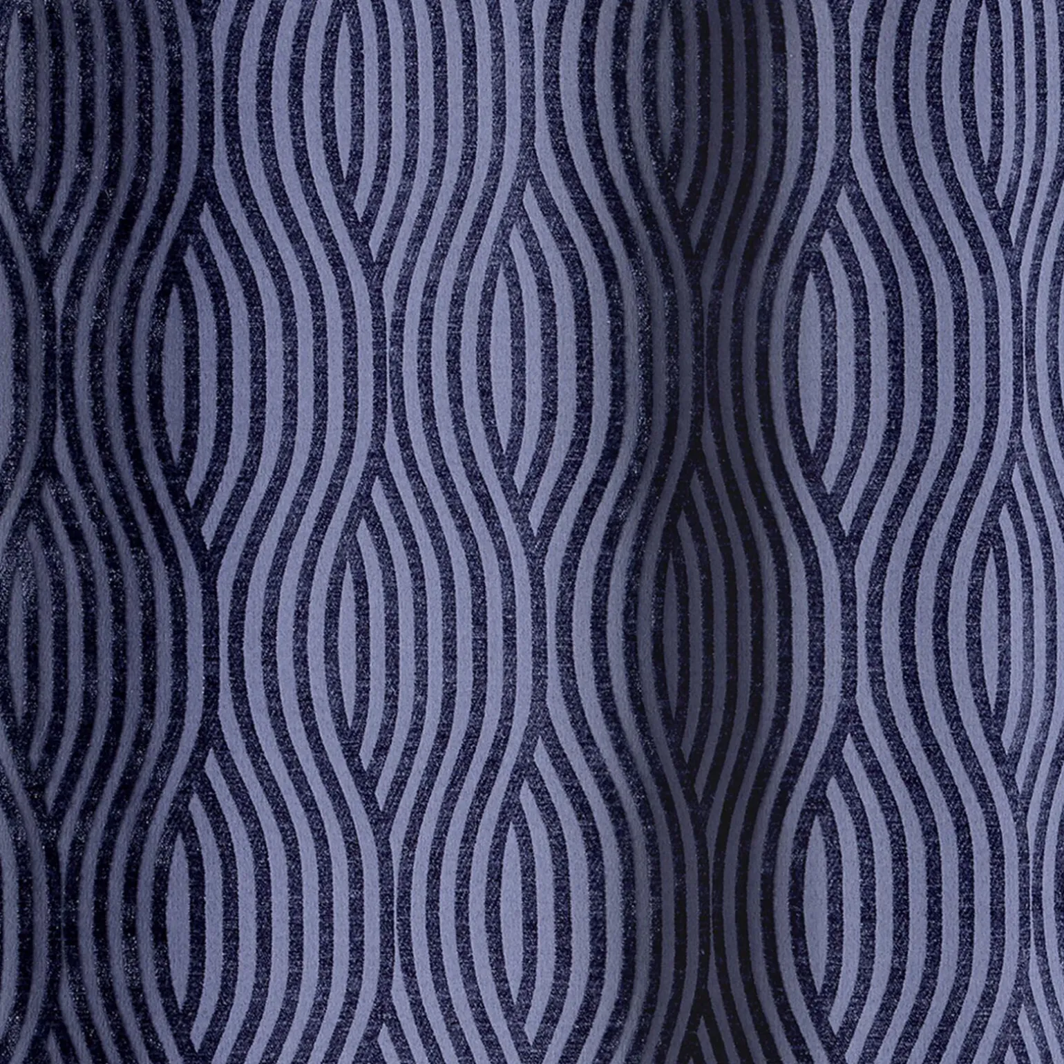 Rideau AZZURO coloris bleu nuit 140 x 260 cm - 4MURS