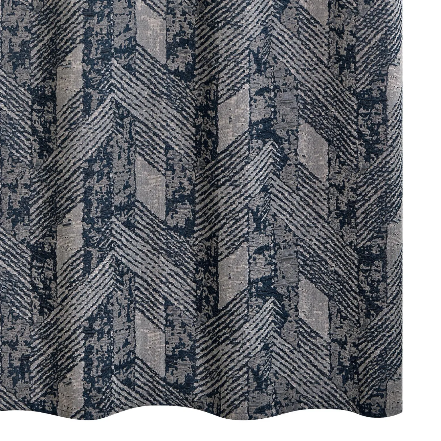 Rideau BRADDY coloris bleu 140 x 260 cm - 4MURS