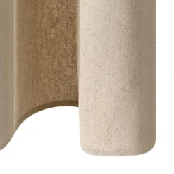 Rideau BRUSH coloris beige 135 x 240 cm - 4MURS