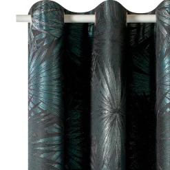 Rideau BUTIA coloris vert émeraude 140 x 260 cm - 4MURS