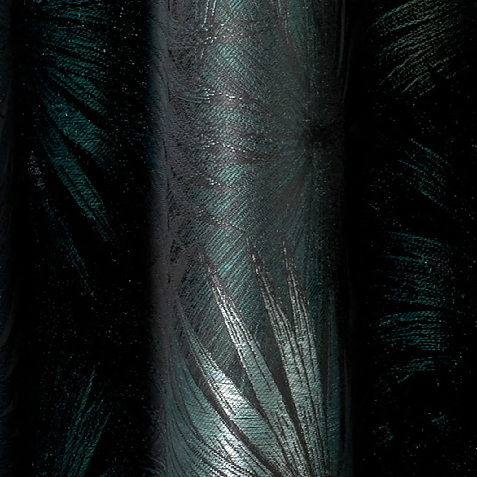 Rideau BUTIA coloris vert émeraude 140 x 260 cm - 4MURS