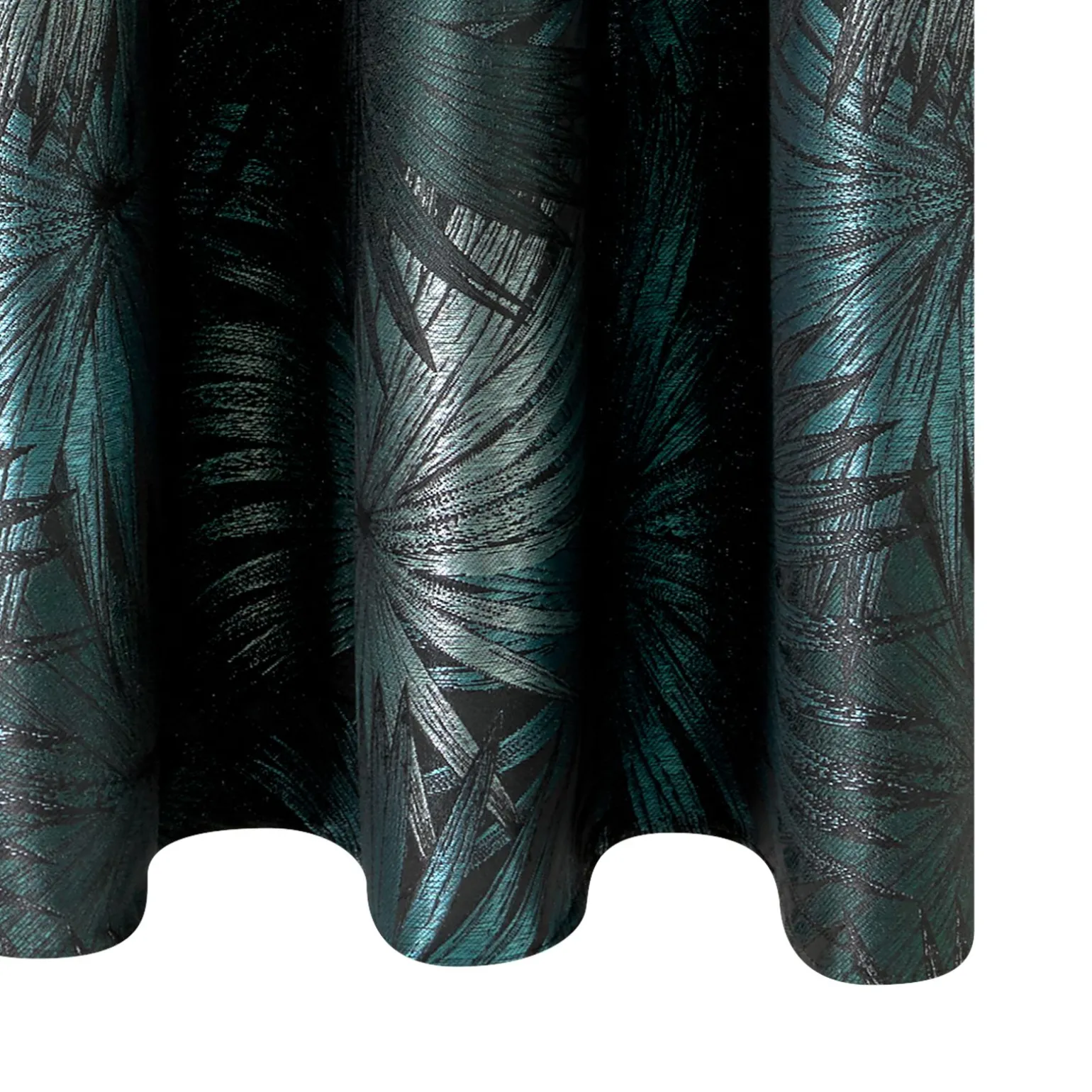 Rideau BUTIA coloris vert émeraude 140 x 260 cm - 4MURS