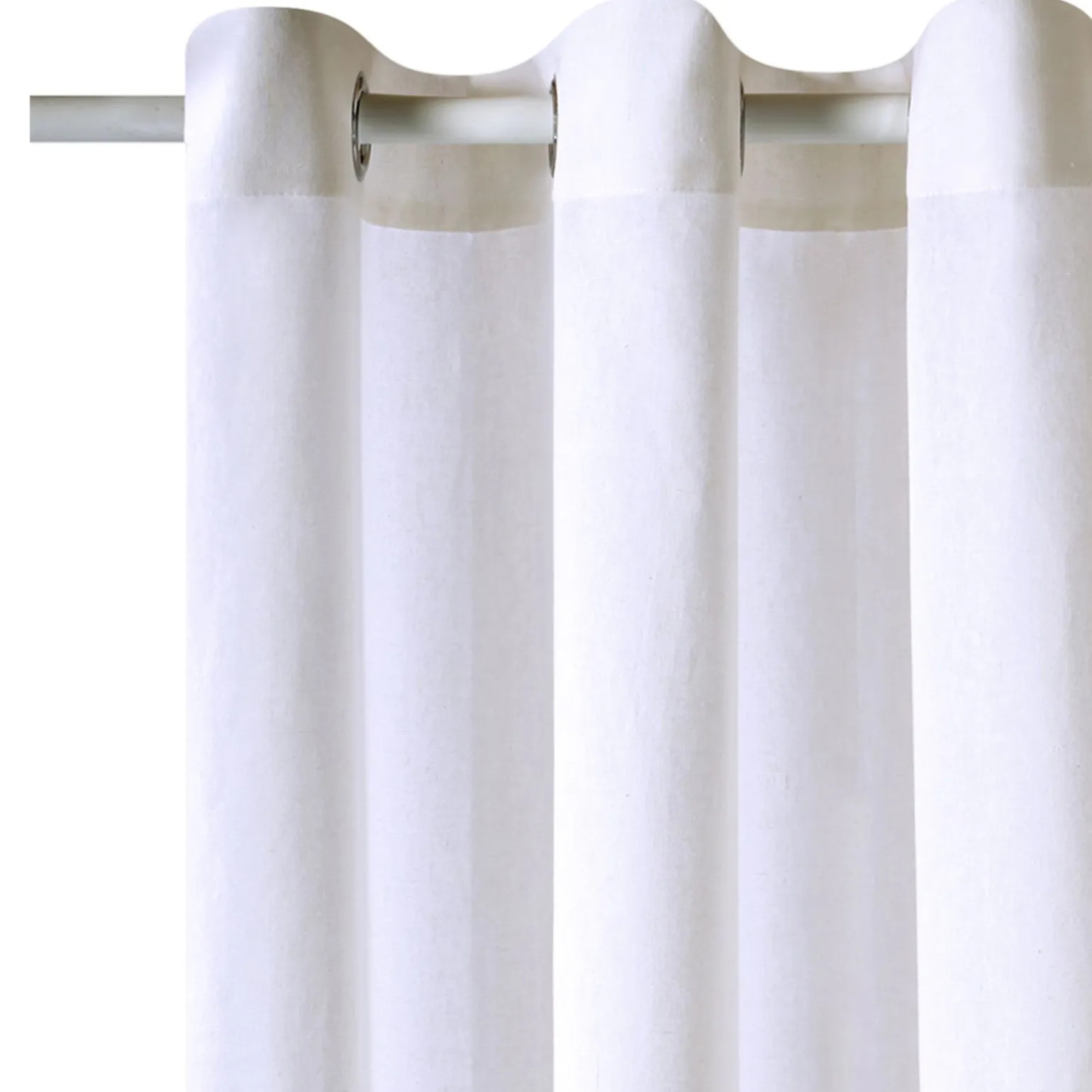 Rideau CALADE coloris blanc 135 x 240 cm - 4MURS