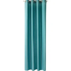 Rideau COTOON coloris bleu lagon 140 x 240 cm - 4MURS