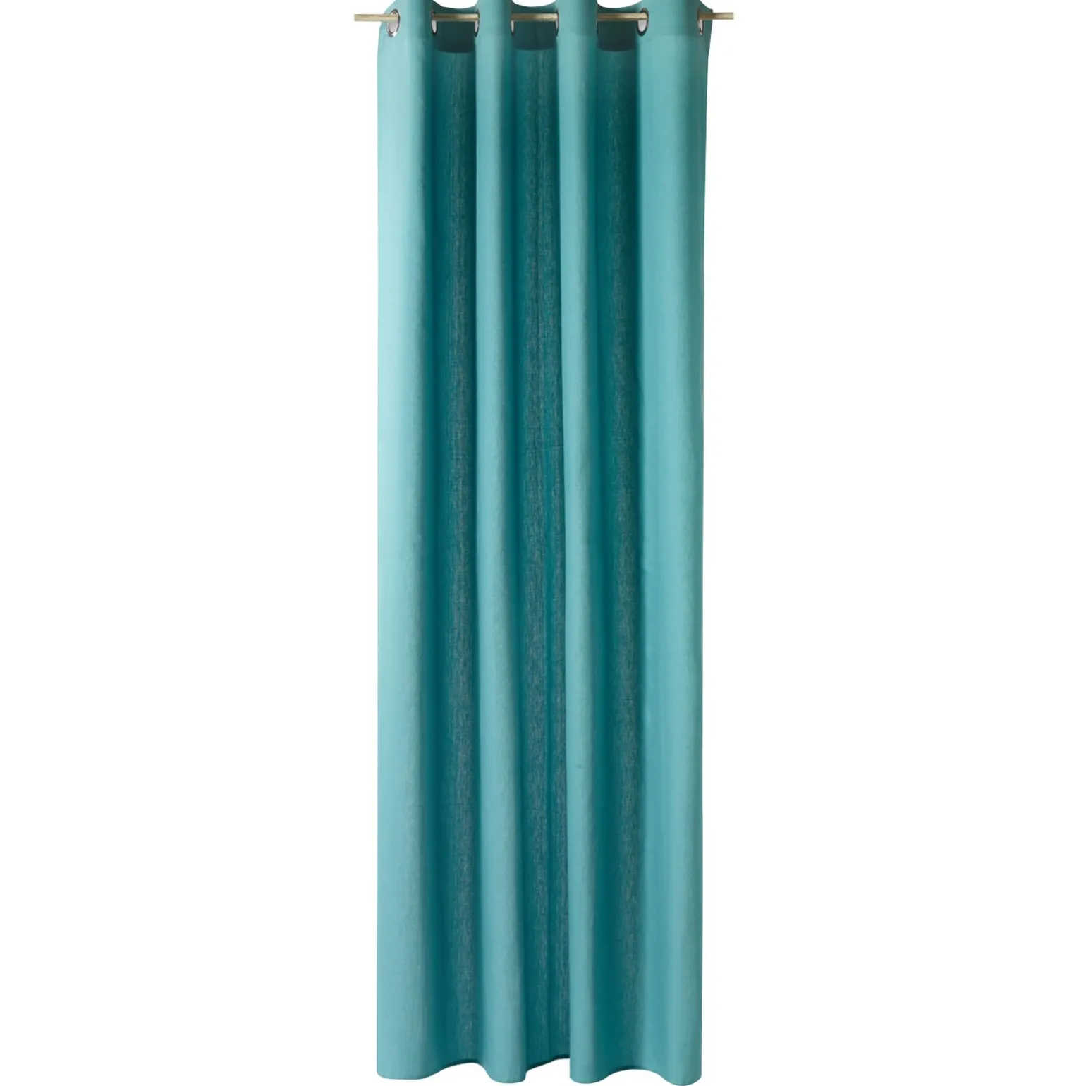 Rideau COTOON coloris bleu lagon 140 x 240 cm - 4MURS