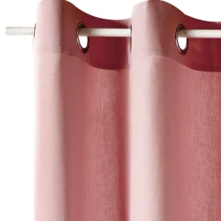 Rideau COTOON coloris rose tendre 140 x 240 cm - 4MURS