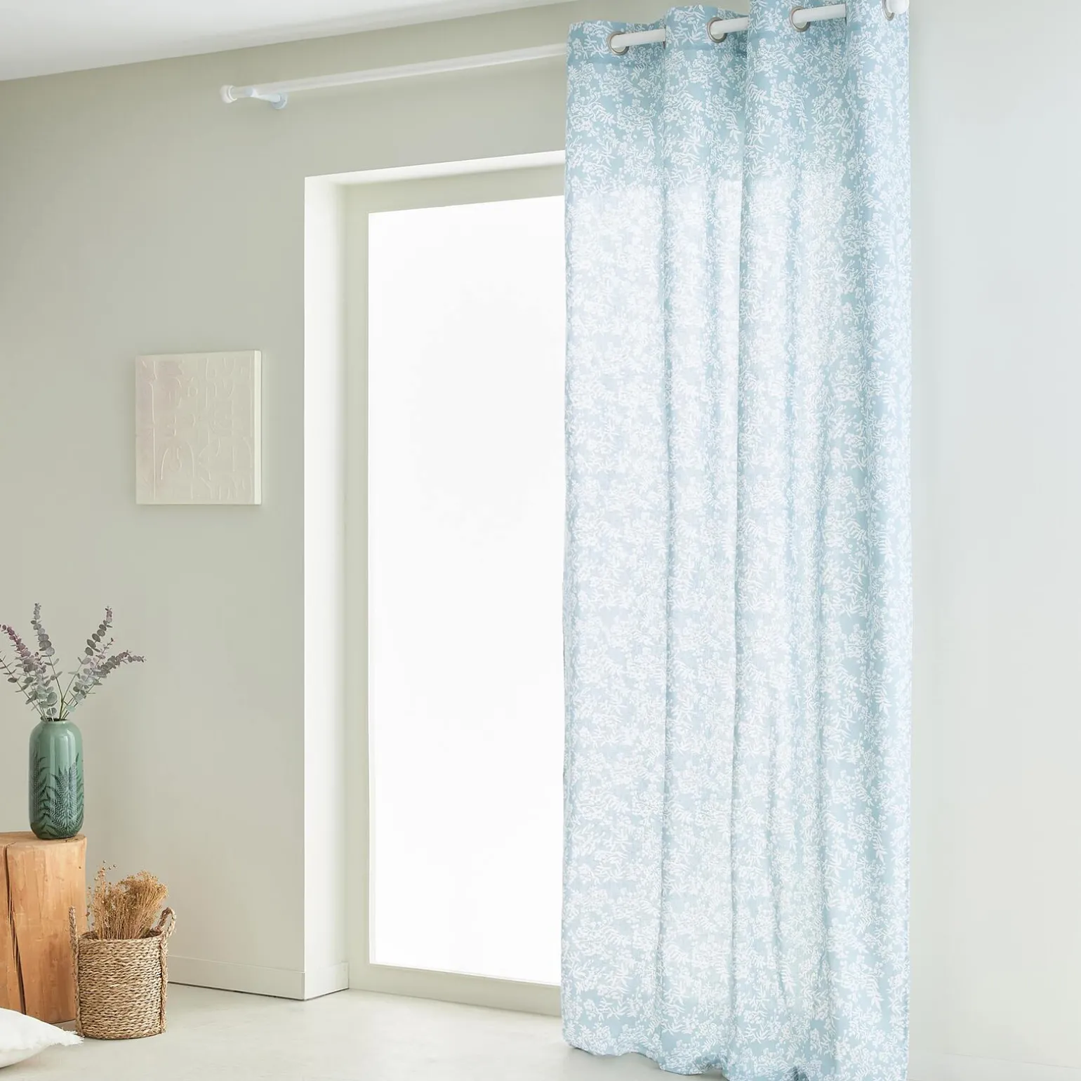 Rideau DANAE coloris vert d'eau 135 x 260 cm - 4MURS