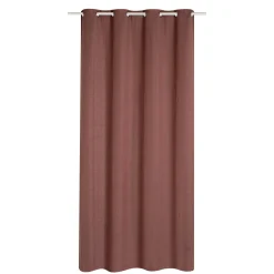 Rideau DAVILIEN coloris cognac 140 x 260 cm - 4MURS