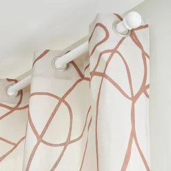 Rideau ENNE coloris terracotta 135 x 260 cm - 4MURS