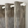 Rideau ERWANN coloris camel chiné noir 140 x 260 cm - 4MURS