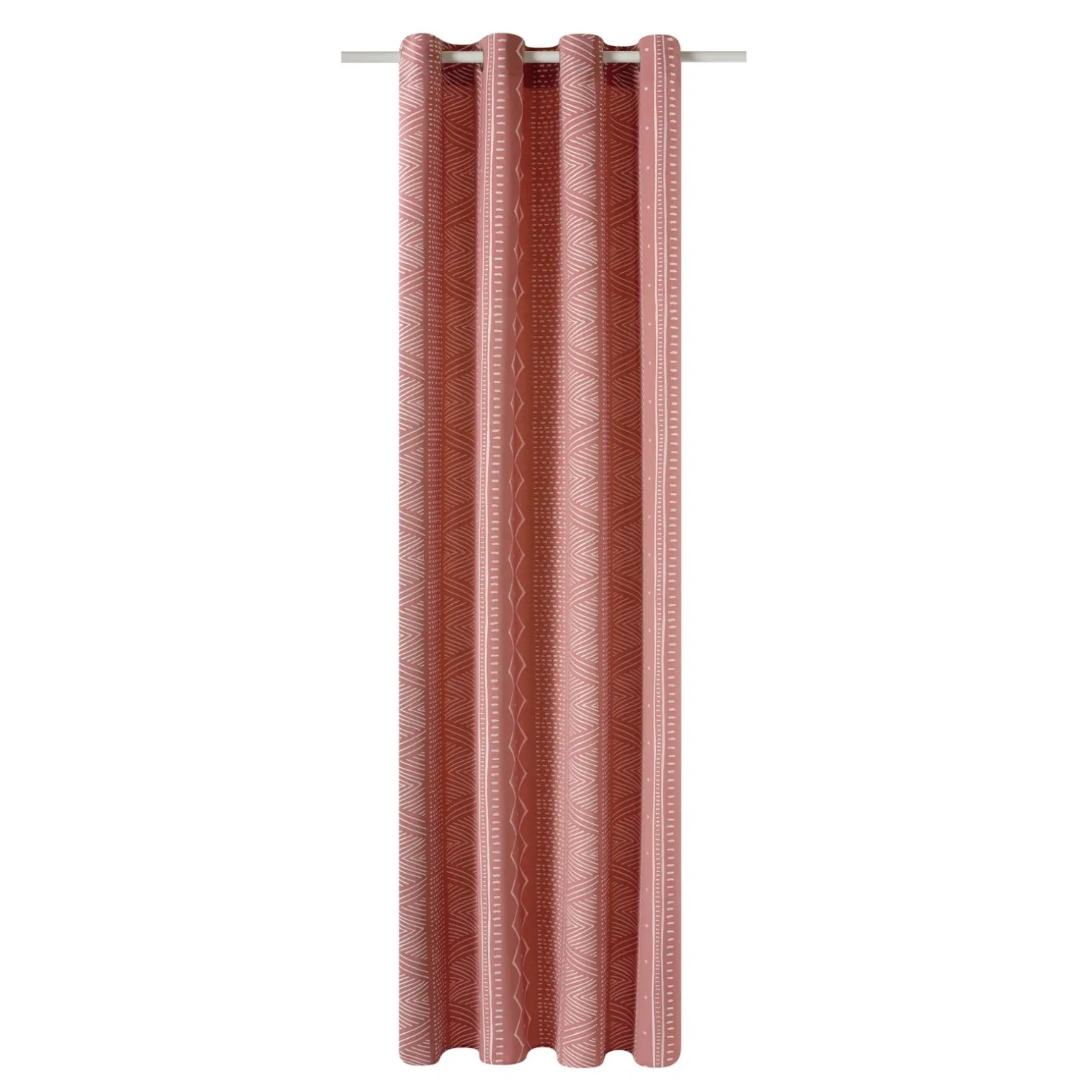 Rideau ESSAOUIRA coloris terracotta 140 x 260 cm - 4MURS