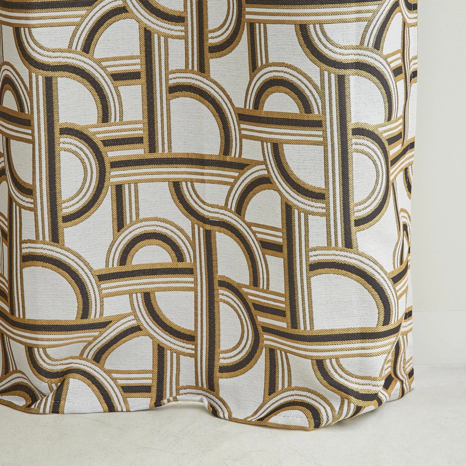 Rideau GRAND PRIX coloris ocre 135 x 240 cm - 4MURS