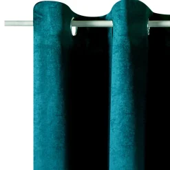 Rideau GRAZIA coloris bleu paon 140 x 240 cm - 4MURS