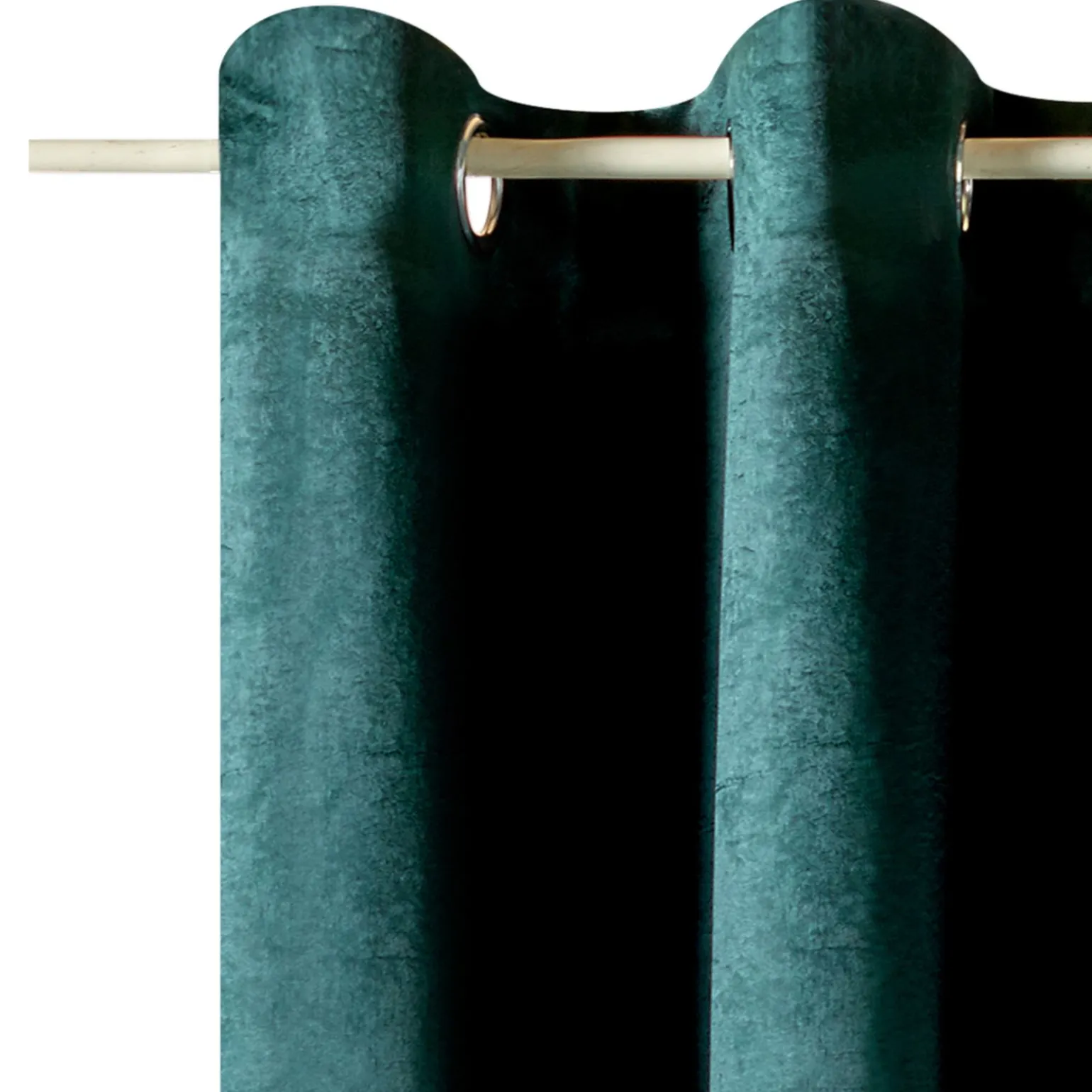 Rideau GRAZIA coloris vert émeraude 140 x 240 cm - 4MURS
