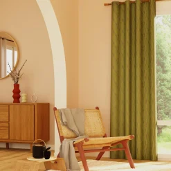 Rideau ILAN coloris vert bronze 140 x 260 cm - 4MURS