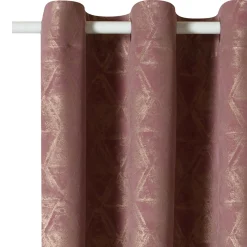 Rideau IVANA coloris rose grisé 140 x 260 cm - 4MURS