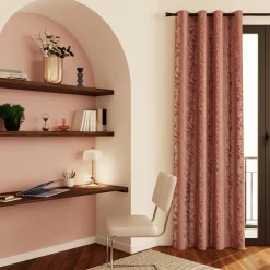 Rideau IVANA coloris rose grisé 140 x 260 cm - 4MURS