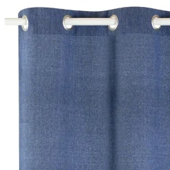 Rideau JIMMY coloris bleu jean 140 x 260 cm - 4MURS