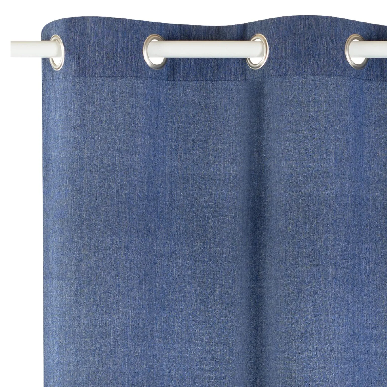 Rideau JIMMY coloris bleu jean 140 x 260 cm - 4MURS