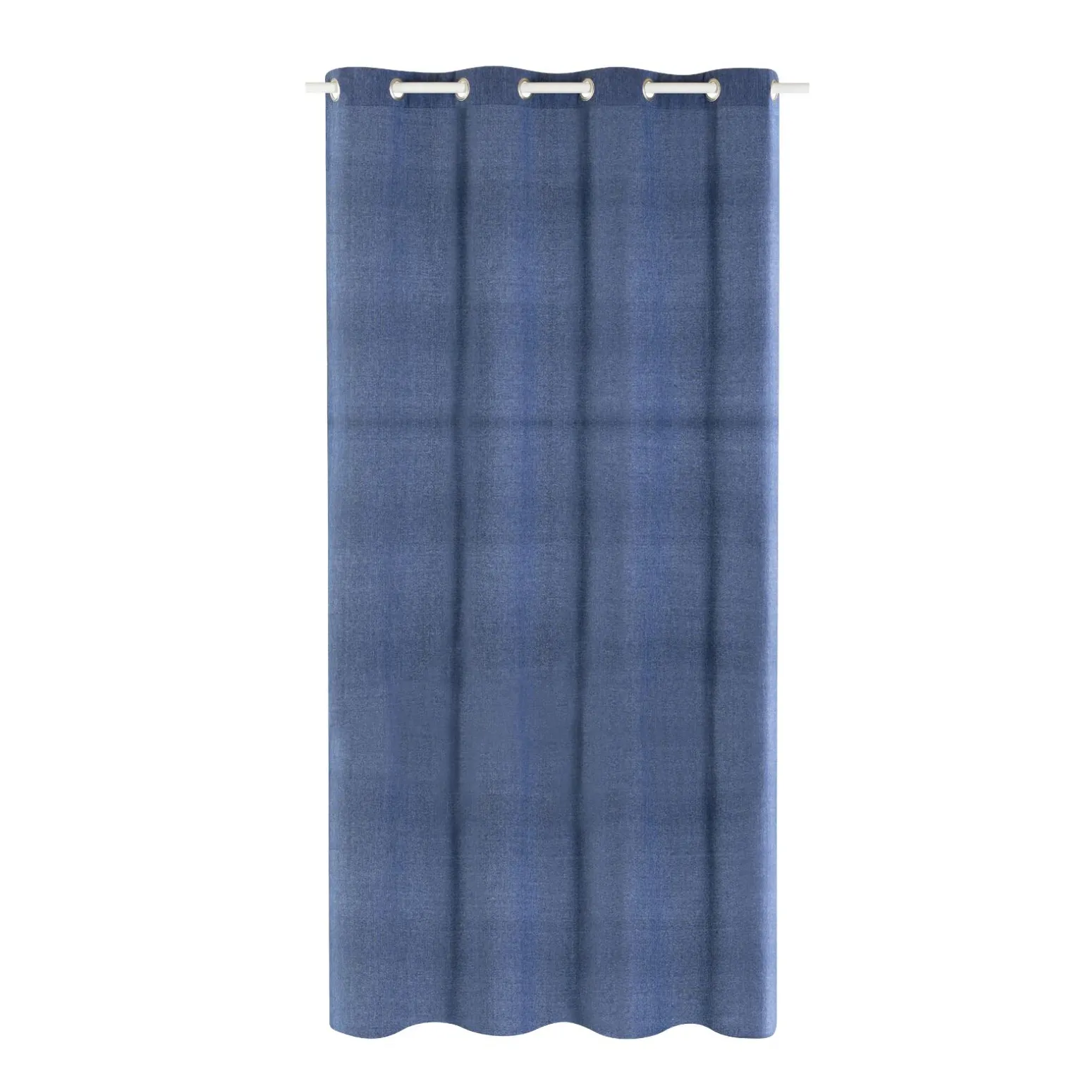 Rideau JIMMY coloris bleu jean 140 x 260 cm - 4MURS