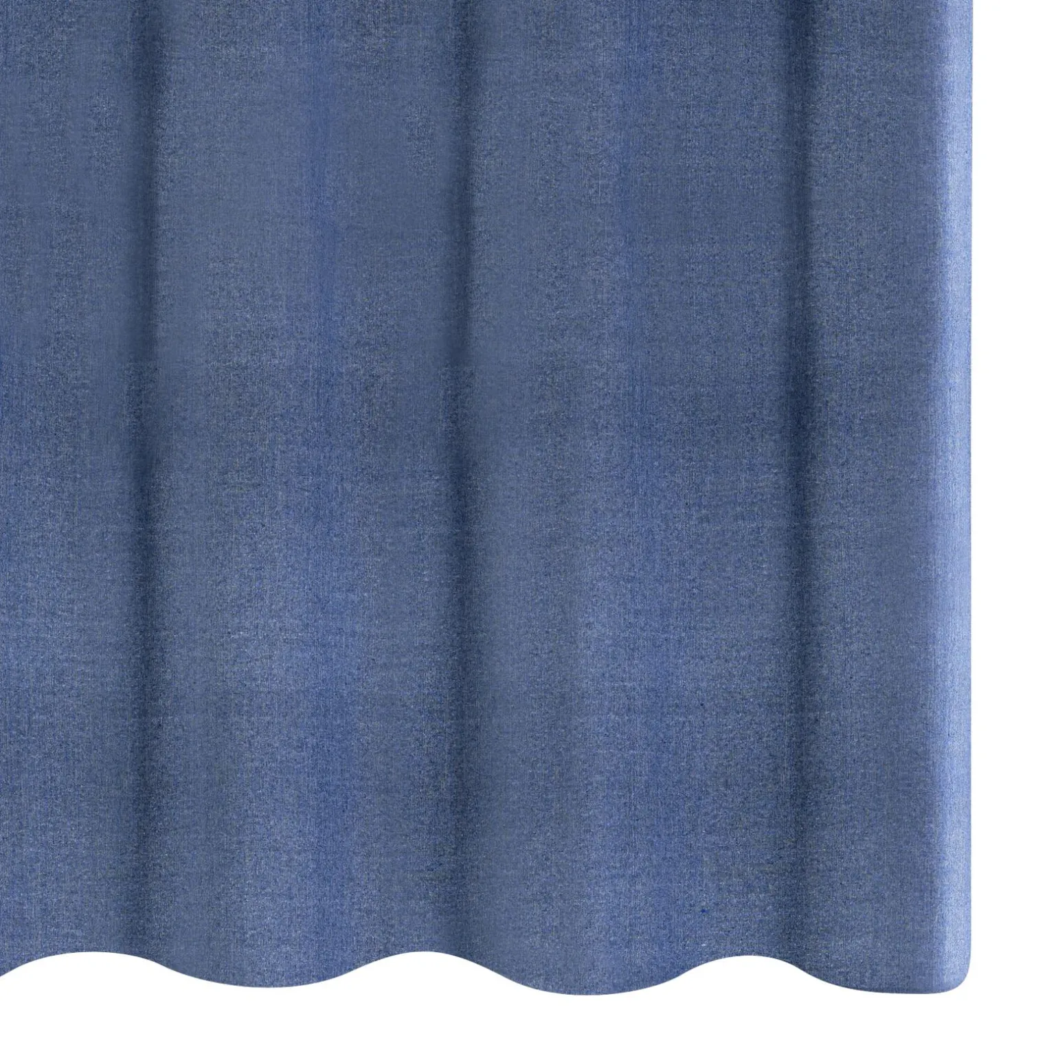 Rideau JIMMY coloris bleu jean 140 x 260 cm - 4MURS