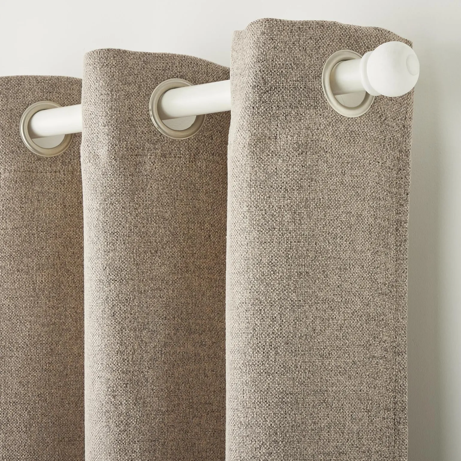 Rideau JOHN coloris taupe 140 x 260 cm - 4MURS
