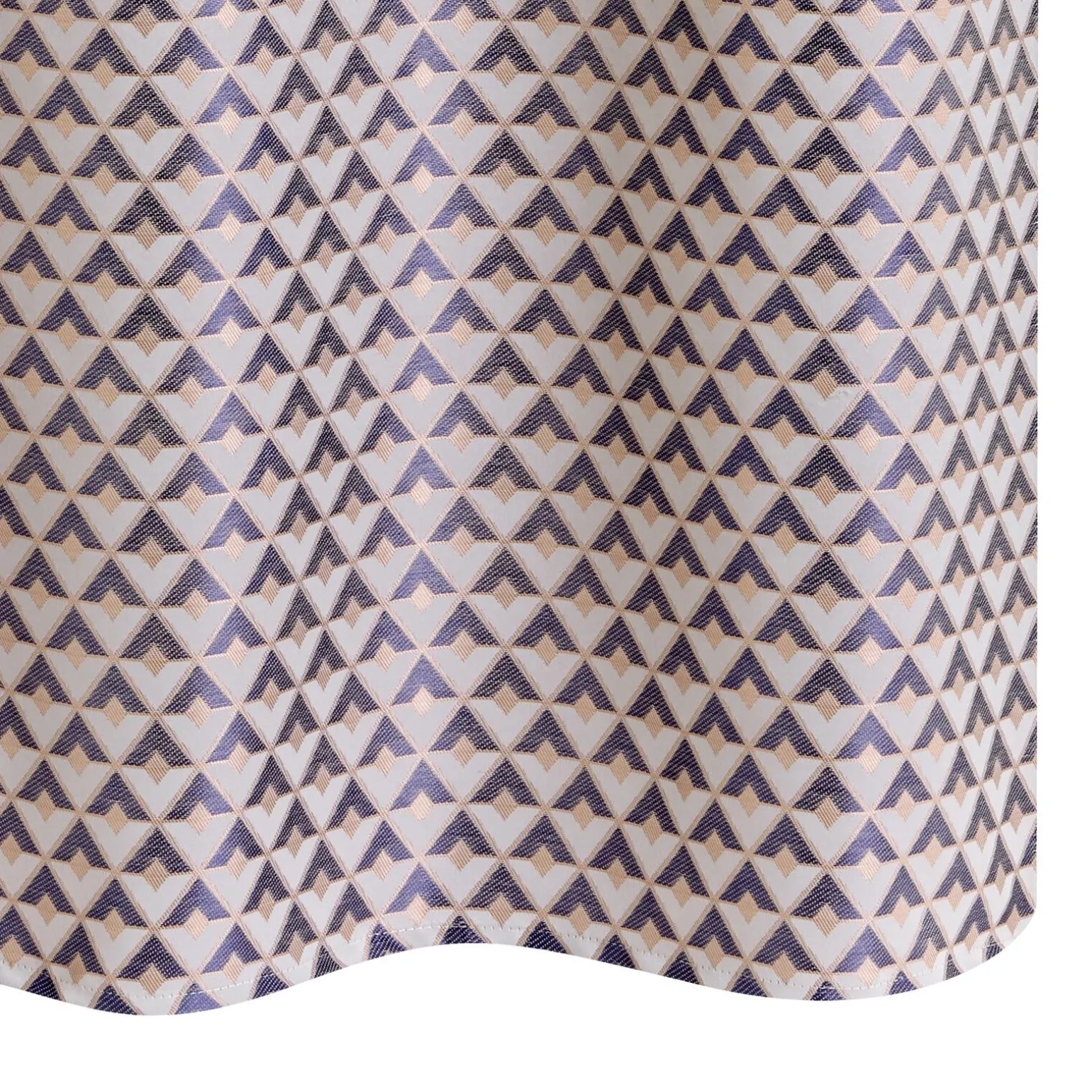 Rideau KAPRIA coloris bleu nuit 140 x 260 cm - 4MURS